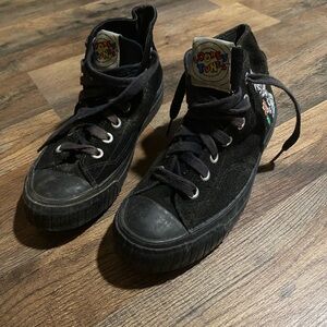 Warner Bros. Kids Black High-Top Sneakers